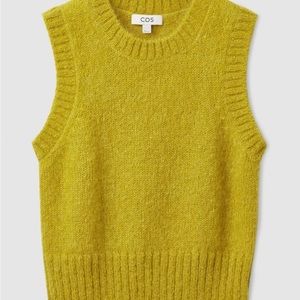 COS Knitted Mohair Sweater Vest